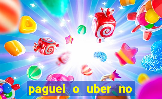 paguei o uber no pix e nao encontrou motorista